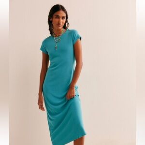 Free People Good Feels Slim Midi Dress